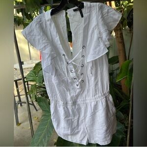 Bcbgmaxazria cotton romper